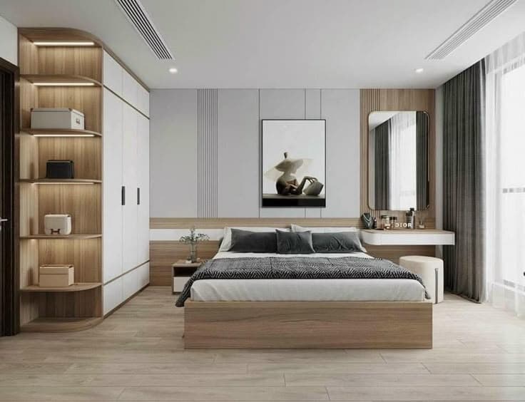 Bedrooms in Hyderabad by SriTeja Interiors