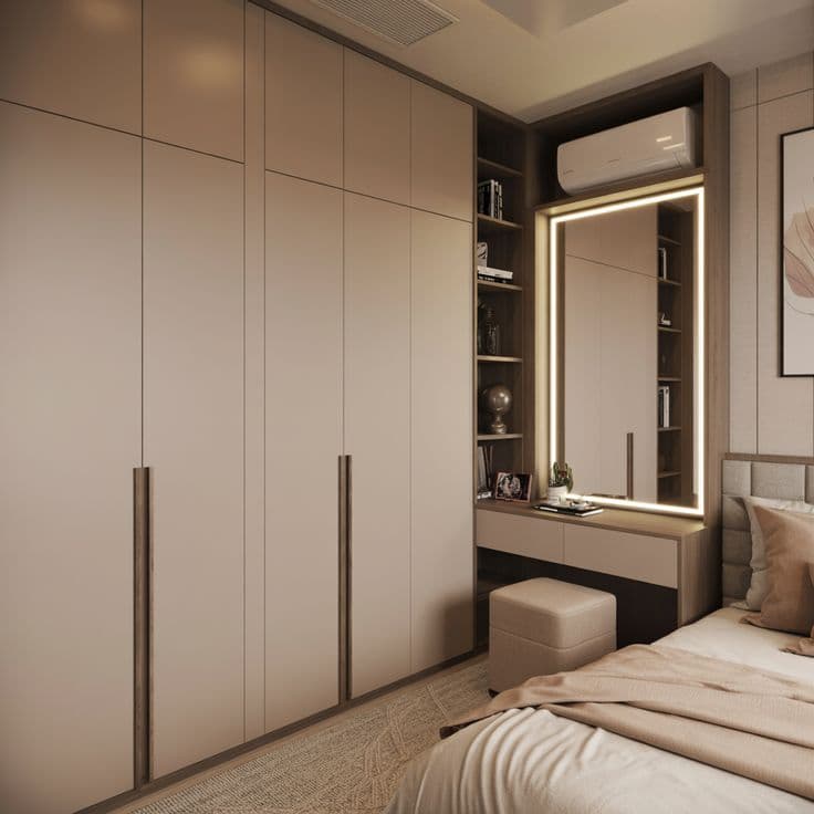 Designer Wardrobes in Hyderabad by SriTeja Interiors