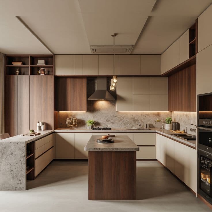 Modular Kitchens in Hyderabad by SriTeja Interiors